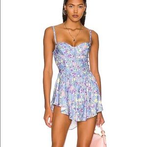 For Love & Lemons Charlene Mini Dress